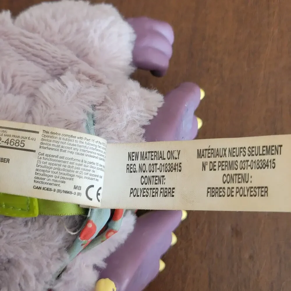 Crate Creatures Surprise Big Blowout Guano Purple Monster Bat Talking Plush Toy